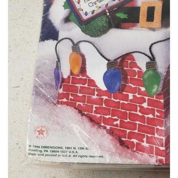 VTG Dimensions "Toy Man" Bottle Buddy Felt Applique Kit Santa Christmas #62169 - Picture 4 of 15